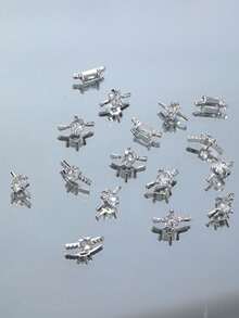 4件套钻石美甲配件，美甲装饰，钻石指甲爪，钻石，立方氧化锆，珠宝，迷你方形火星钻石美甲贴，美甲配件，美甲用品，美甲贴纸，美甲吊坠，美甲设计，美甲，美甲艺术，美甲宝石，DIY美甲水钻，美甲宝石 - 彩色 - 查看 4