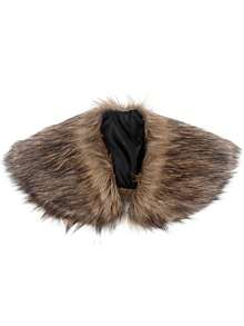 Schalkragen im Wikinger-Stil aus Kunstfell, geeignet für formelle Anlässe, unisex Karnevalskostüm Accessoire - Verschiedenfarbig - Übersicht 6