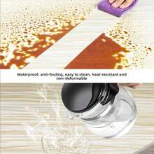 1卷木纹壁纸，防水防油，逼真简约的家居装饰贴纸，自粘壁纸，适用于厨房、浴室、卧室、书桌、办公室墙面装饰