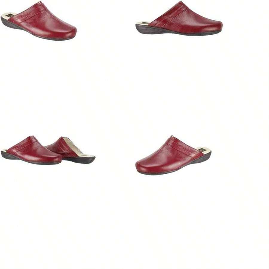 OpenHIZuecos para Mujer, Piel Suave, cmodos, Descanso, Color caf - 24,5 cm+blanco - Ver 1