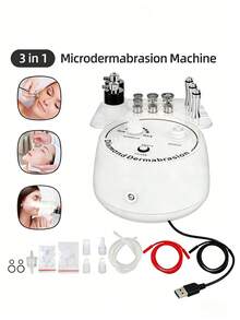 Microdermabrasion Machine Professional, 3 In 1 Diamond Dermabrasion Machine, Facial Beauty Equipment For Microdermabrasion, Vacuum Blackhead Removal And Spray Moisturizing, Beautician Supplies. - trắng - Xem 10
