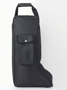 Foldable Boot Storage Bag - Dust-Proof And Moisture-Proof, Hanging Boot Organizer Bag Suitable For Tall Boots And Ankle Boots - Black - View 2