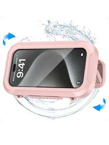 360° Rotation Waterproof Shower Phone Holder, Retractable, Angle Adjustable, Shower Caddy, Shower Organizer, Shower Phone Case, Anti-Fog High Sensitivity Cover Mount Box For Bathroom Wall, Mirror, Bathtub, Kitchen, Waterproof Bathroom Touch Screen Phone Bathroom Decor Summer - One Size - View 12