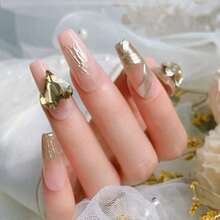 48 Pcs Big Mix Sizes Different Shape Nail Rhinestones 12 Styles 3D Glass Crtals Diamonds Love Distorts Heart Super Shiny Charms Gems Stones DIY Nail Art Dration Craft Jewelry (Coffee),38035514 - 咖啡棕 - 查看 6