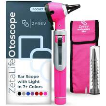 ZetaLife Otoscopio - Escopio de oído con detector de infección de oído, tamaño de bolsillo (color rosa), 38014853 - Rosa - View 1
