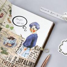 1盒黑白气泡贴纸相册纸标签，适合返校季剪贴簿用品和文具贴纸 - 彩色 - 查看 1