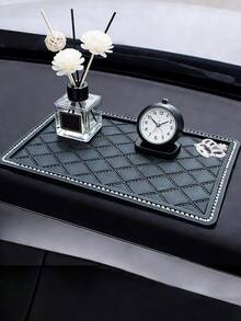 Universelle Anti-Rutsch-Aufbewahrungsmatte für Autos - Kronendesign, schützt Handy, Schlüssel, Brillen und Wertsachen, strapazierfähiges Auto-Innenraum-Organizer-Pad passt in die meisten Fahrzeuge - Mehrfarbig - Übersicht 9