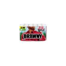 Brawny Tear - A - Square Paper 3 - Ply Paper Towels - 6 Triple Rolls - Default - 查看 10