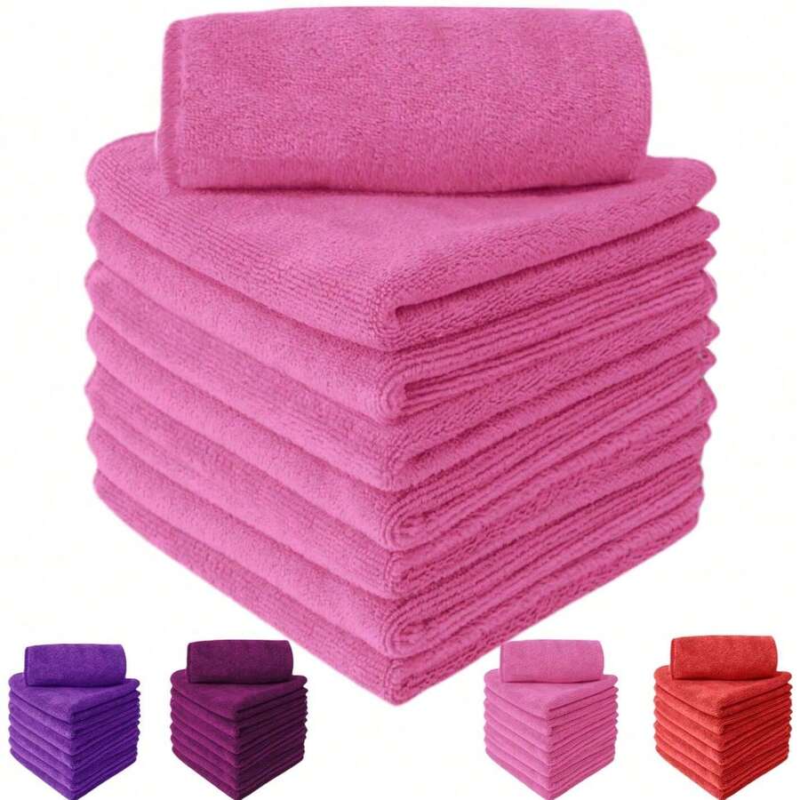 6/8 Piece Super Soft Microfiber Cleansing Wipes - Quick-Drying, Low-Allergenic, Preservative Makeup Remover Wipes Suitable For All Skin Types - Gentle And Effective Cleansing Cotton Pads, Essential For Summer And Holidays