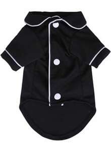 Soft Pet Pajamas, Suitable For Small Dogs And Cats, Black And Pink Options, Unisex Design - Black - View 14