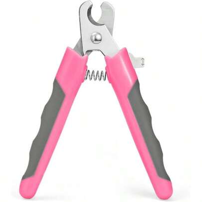 Pet Nail Clippers U07.3, Professional Claw Trimmer, Scissor Cats, Dogs, Puppies, Kittens, Hamsters, Rabbits And Small Animals, , / Pink