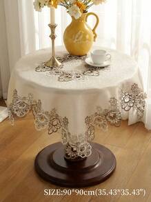 Cirelle 1 khăn trải bàn bằng vải satin Jacquard có ren hòa tan trong nước, phong cách cung điện tối giản thanh lịch, họa tiết cao cấp, thích hợp cho khăn trải bàn hình vuông, hình chữ nhật, nhà bếp, bàn ăn, bàn họp, bàn cà phê, tủ quần áo, khăn quàng trang trí, khăn trải bàn trang trí nhà cửa, miếng lót đĩa, có thể sử dụng trong phòng khách, bàn cà phê, phòng ngủ, sân, đồ nội thất trong nhà & ngoài trời, cắm trại, biệt thự, lễ hội, tiệc tùng, trang trí đám cưới. Có nhiều kích cỡ khăn trải bàn khác nhau. - Nhiều màu - Xem 5