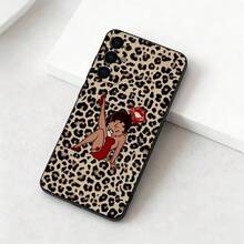 Cartoon-Betty HOT-Boop Phone Case For S25,S24,S21,S22,S23,S30,Ultra,S20,Plus,Fe,Lite Black Shell.Holiday Phone Accessories. Pink Phone Case S25 Ultra New Year Mobile Phone Case 16 Pro Max Case Phone Cases 14 Cover 17 Pro Max Bear Phone Case Fundas - Z6 - 查看 3