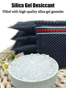 可重复使用的硅胶干燥剂袋 | 厨房除湿吸湿器，防霉、防虫、除臭，适用于厨房收纳、橱柜、食品储藏和卧室整理 | 家用必备除湿器 - 彩色 - 查看 7