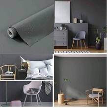 OpenHi Papel Tapiz Mate Gris Adhesivo De 500 X 60 Cm, Papel Tapiz Para Muebles De Cocina, Adecuado Para La Decoracin De Paredes Del Hogar, Oficina, Cocina, Sala De Estar, Pared De Fondo - gris+60 x 500 cm - Ver 15