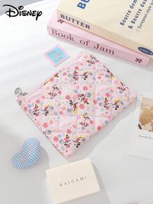 Disney Stitch Makeup Bag  Cosmetic Bag Officially Licensed  Make Up Bags Travel Accessories Stitch Gifts Cartoon Mouse Makeup Pouch Foam Quilted Brushes Bag Makeup Clutch Bag Cute Travel Cosmetic Bag Large Capacity Lipstick Bag With Zipper  &  Stitch Toiletry Bag - Multicolor - View 15