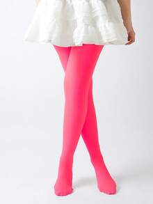 5 piezas de mallas de baile de colores brillantes para niñas, adecuadas para actuaciones en el escenario y combinación - Multicolor - Ver 9