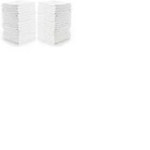 OpenHISIMPLI-MAGIC Toallitas de algodn Blanco, Paquete de 40, tamao: 30,5 x 30,5 cm - 12"x12"+toallitas - Ver 8