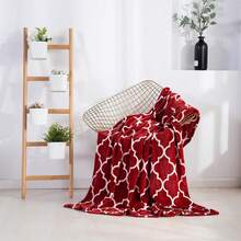 2026 Elegant Comfort Velvet Touch Ultra Plush Christmas Holiday Printed Fleece Throw/Blanket-50 X 60inch, (Reindeer), 50 X 60 Inch (W912) - 四葉草勃根地 - 查看 3