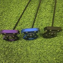 PT02 Nine Elenev Golf Putter, CNC Milled 6061 Aviation Aluminum, Plasma Anodized, Self-Balanced Face And Alloy Counterweight Screws, Zero Torque. Black/Purple/Blue