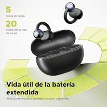 OpenHINC1 Audfonos Inalmbricos, Bluetooth 5.4 Audfonos de Odo Abierto con Clip, Unidades Transductoras de 11mm, Pantalla LED, Control por App, Reduccin de Ruido con IA, 20 Horas - como se muestra en la figura - Ver 7