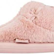 OpenHIPantufla de Textil Para Mujer Slip-on de Punta Redonda para Otoo | Peluche con Moos Confort Color Rosa - 26,0 cm+rosa - Ver 2