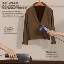 多功能手持熨斗 USB迷你挂式熨斗 快速加热 旅行带手柄 家用衣物织物熨烫机