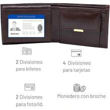 Men Wallets - ช็อคโกแลต - ดู 7