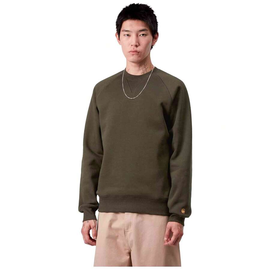 Carhartt Wip Sweatshirt I033660_3CBXX For Man In Color Green - أخضر - مشاهدة 1