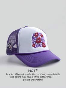 1pc Star & Letter Embroidered Casual Vintage Polyester Windproof Warm Western Cowboy Hat, Versatile For Men And Women, All Seasons - Multicolor - View 17