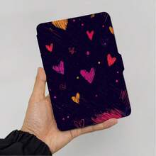 Colorful Heart Pattern Kindle Paperwhite 5th/6th/7th, Paperwhite 10th/11th/12th, Kindle (Colorsoft)/10th/11th/12th Compatible Protective Case, Kindle Accessories/Valentine - Multicolor - View 8