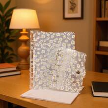 A5/A6/A7 Cute Daisy Transparent PVC Loose-Leaf Binder Cover - Daisy Binder - View 2