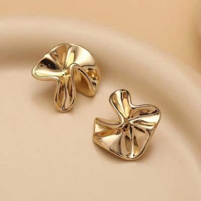 2/5/10 szt. Asymetryczne, geometryczne, złote, metalowe guziki do marynarki, dżinsowe, matowe, srebrne, zakrzywione guziki do wełnianych płaszczy, guziki z abstrakcyjnym wzorem, guziki DIY do naprawy odzieży, dekoracji, rękodzieła, zestaw do szycia prezentów ślubnych, akcesoria do dekoracji imprez