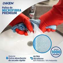 OpenHIDIKEN Trapos de Cocina de Microfibra Azul - Accesorios para Cocina Premium, Libre de Pelusa, Secado Rpido, Durabilidad hasta 1000 Lavadas - Toallas de Microfibra de Alta Calidad - como se muestra en la figura - Ver 3