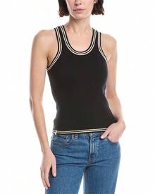 THE UPSIDE Mimi Knit Tank Top - Black - View 2