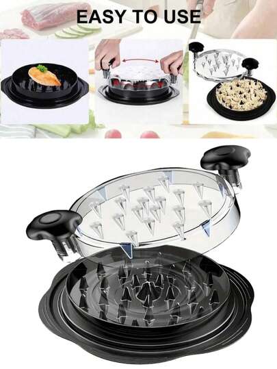 Chicken Slicer, Large Chicken Breast Slicer Tool Twist, Visible Meat Slicer, Splitter, Meat Slicer, Anti Slip Strip, Ergonomic Handle, Suitable For Cutting Beef And Chicken, Meat Shreds, Gifts For Family, Gifts For Women