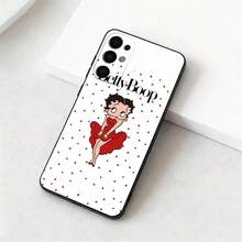 Cartoon-Betty HOT-Boop Phone Case For S25,S24,S21,S22,S23,S30,Ultra,S20,Plus,Fe,Lite Black Shell.Holiday Phone Accessories. Pink Phone Case S25 Ultra New Year Mobile Phone Case 16 Pro Max Case Phone Cases 14 Cover 17 Pro Max Bear Phone Case Fundas - Z6 - 查看 12
