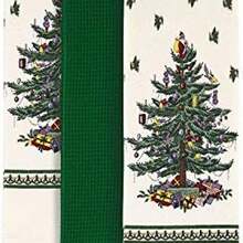 OpenHISpode - Juego de Toallas de 3 Piezas, Toallas de Cocina de algodn Suave y Absorbente, decoracin del hogar de da Festivo, coleccin de rbol de Navidad - 45.7 x 27.9 cm (juego de 3)+multicolor - Ver 2