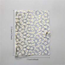 A5/A6/A7 Cute Daisy Transparent PVC Loose-Leaf Binder Cover - Daisy Binder - View 7