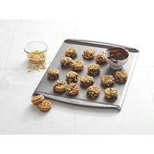 GoodCook Everyday - Hoja de horno de acero antiadherente, 15 x 14 pulgadas, deslizable, gris(15 x 14 Inch) - Multicolor - Ver 3