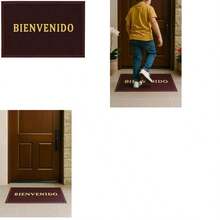 Leoon Tapete Entrada Casa Bienvenido Exterior Antiderrapante (Verde) - verde - Ver 6