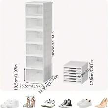Sapateiras dobráveis - CAJON-6P-BLANCO - Ver 9