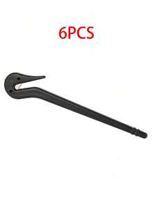 6件套一次性美发工具，橡皮筋剪钳 - 简易DIY美发配件，适合各种发型，完美打造时尚编发和马尾辫，必备美发工具 | 可爱夹子设计 | 坚固夹子结构 - 彩色 - 查看 13