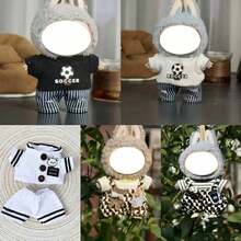 FOR LABUBU Casual Spring Friend Outfit Set 1/2/3, 17CM Fashionable Football Sports Outfit (Doll Not Included) - Multicolor - View 2