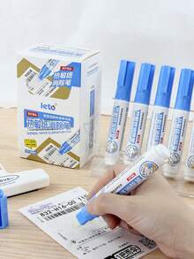 1 Stück Thermisches Korrekturfluid, geeignet zum Reinigen und Schützen der Privatsphäre, zur Verhinderung von Identitätsdiebstahl und Missbrauch von Quittungen. Ein tolles Geschenk für Familie und Freunde, geeignet für Weihnachten, Weihnachtsdekoration und Neujahrsgeschenke. (Neue und alte Versionen werden zufällig versendet.) - Verschiedenfarbig - Übersicht 10