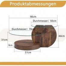 Modern Minimalist Glass-Coached Glass, Modern Design, High-Quality MDF-Materials And Underlays, Eine Colors Of Color. - Transparent + Walnut + MDF+glass - 查看 3