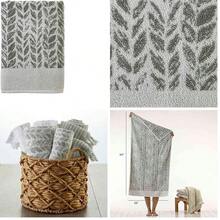 OpenHISKL Home - Toalla de bao con Hojas envejecidas, 28 x 54 Pulgadas, Salvia - 28x54+salvia - Ver 1
