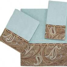Leoon Avanti Linens Bradford Toalla de Dedos, Mineral., Mineral, Toalla de Mano, 1 - mineral+toalla de mano - Ver 5