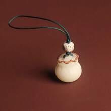 1pc Creative Handmade Bodhi Coin Purse Phone Strap Pendant, Couples High-End Car Key Chain Wealth Bag Hanging Ornament, Birthday & New Year Gift - Bodhi Lucky Bag - View 3