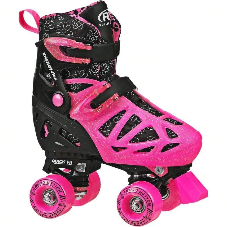 Trac Star - Patines Ajustables para niños, Principiantes,38025246 - Rosa - Ver 1
